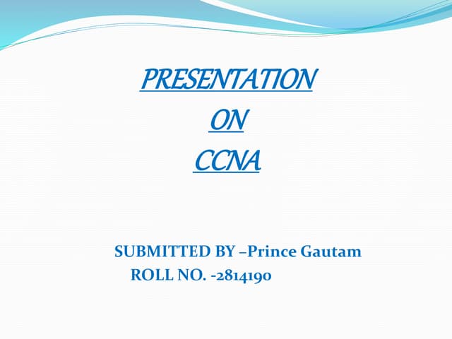 ccna project on topic company infrastructure