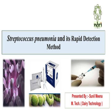 Streptococcus pneumonia and its Rapid Detection Method