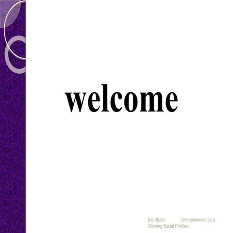 Ppt.unemployment. jins joseph