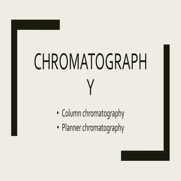 chromatography