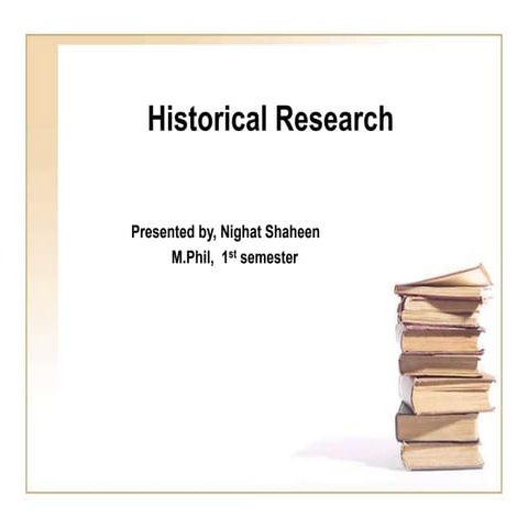 historica research