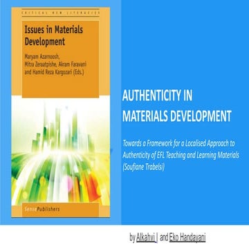Authenticity in Material Development