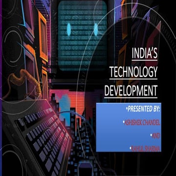 Technology Development In India.ppt