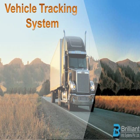 Easy secure vehicle gps tracking system ppt | PPTX