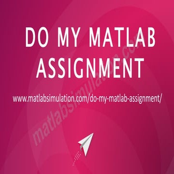 Do My MATLAB Assignment Research Guidance