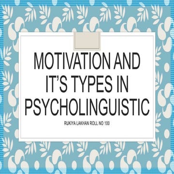 Ppt. psycholing