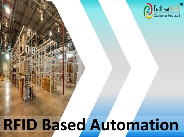RFID Based Solutions For Warehouse Management
