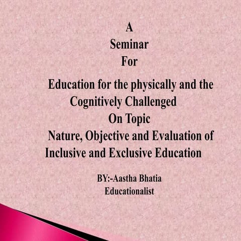  inclusive and exclusive education
