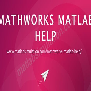 Mathworks MATLAB Research Thesis Help