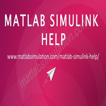 MATLAB Simulink Research Thesis Help | PPT
