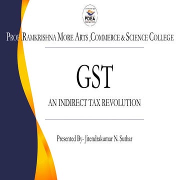 GST- an indirect tax revolution