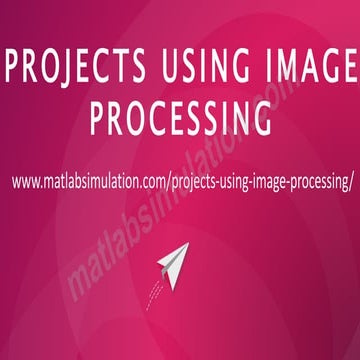 Projects Using Image Processing Research Help | PPT