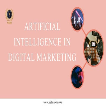 Artificial intelligence in digital marketing | PPTX