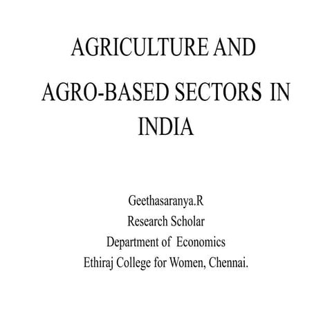 Introduction to Agribusiness Management | PPTX