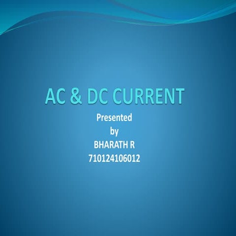 circuir analysis basics ac and dc current