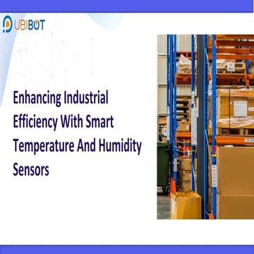 Smart Sensors for Better Industrial Efficiency | PDF