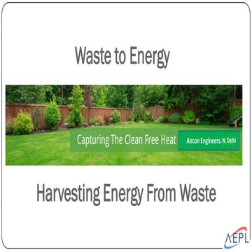 Waste to Energy