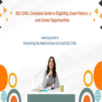 SSC CHSL Complete Guide: Eligibility, Exam Pattern & Career ...