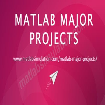 MATLAB Major Projects