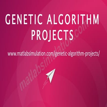 Genetic Algorithm Projects Research Ideas | PPT