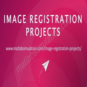 Image Registration Projects Research Assistance