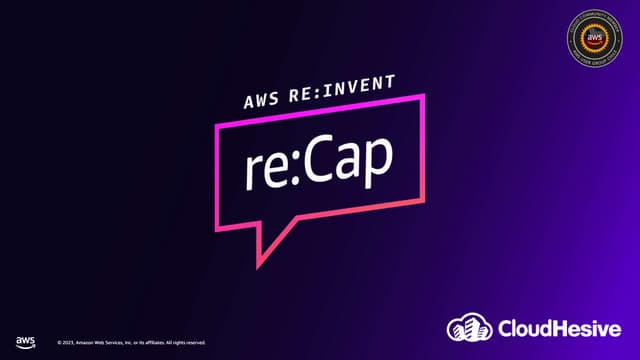 Re:cap día 1 del Aws Re:Invent 2023 - AWS UG Chile