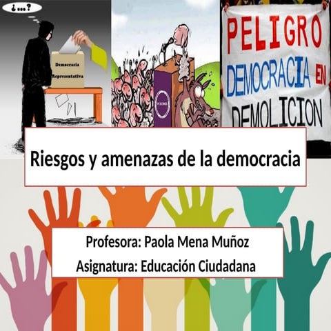 Tercero medio. Unidad 1. Clase 11. Riesgos para la democracia en Chile ...
