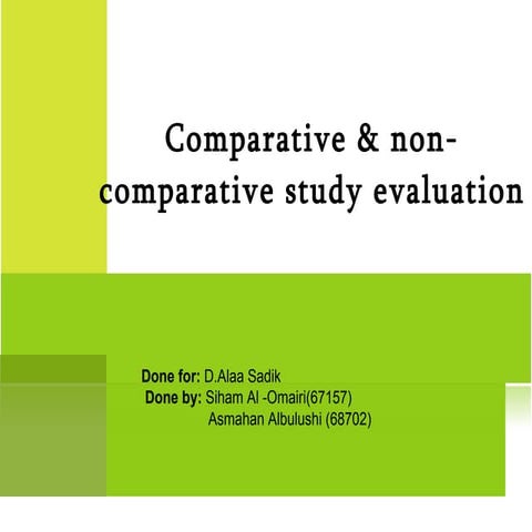 Ppt Comparitive1