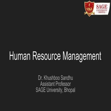 ppt-Concepts, Importance and functions of HRM.pptx | Human Resources ...