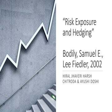 Risk Exposure and Hedging 