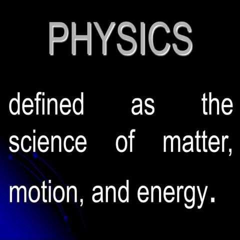 PPT-distance-and-displacement.defined as the science of matter, motion, and e...