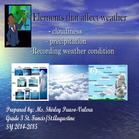 Ppt  elements that affect weather