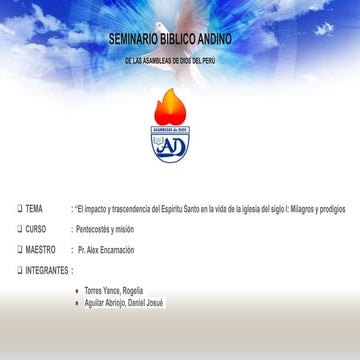 PPT - EL Espiritu Santo en la Iglesia del siglo I.pptx