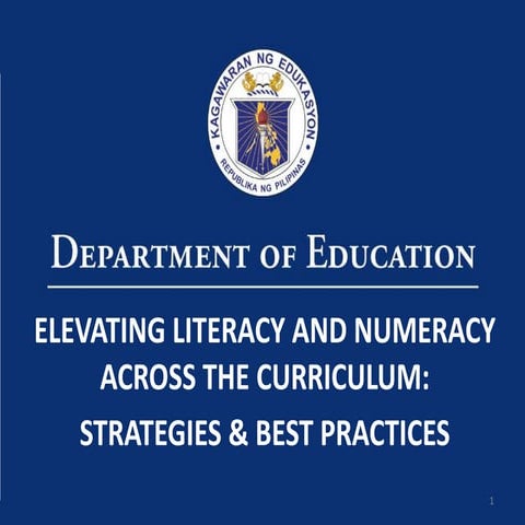 PPT - Elevating Literacy and Numeracy Across Curriculum Strategies and Best P...