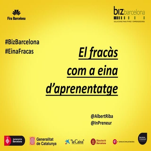 el fracàs com a oportunitat d'aprenentatge