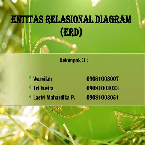 Comprehensive Guide to Entity Relationship Diagrams (ERD) Concepts and ...