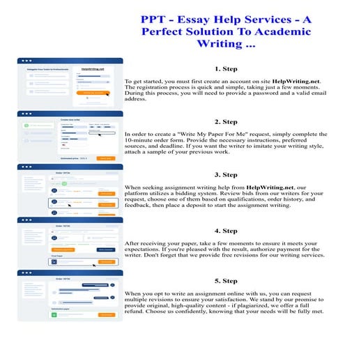 PPT - Essay Help Services - A Perfect Solution To Academic Writing ...