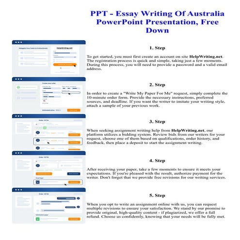 PPT - Essay Writing Of Australia PowerPoint Presentation, Free Down