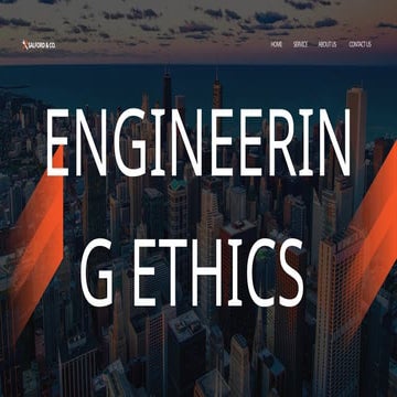 Engineering Ethics Principles and Real life Applications | PPTX