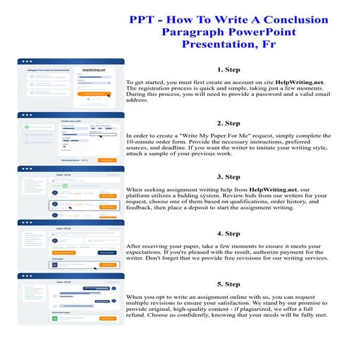 PPT - How To Write A Conclusion Paragraph PowerPoint Presentation, Fr