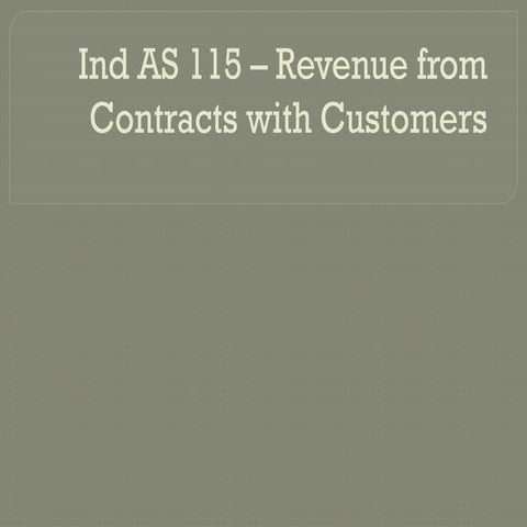 Indian Accounting Standard (Ind AS) 111 Joint Arrangements