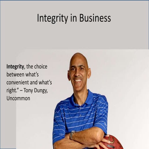 Integrity in Business