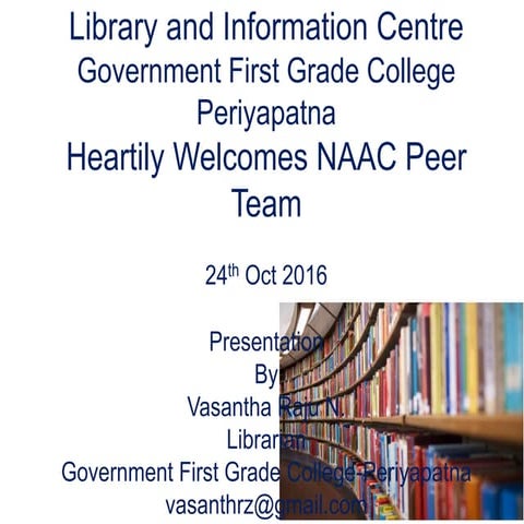 Library Presentation-NAAC