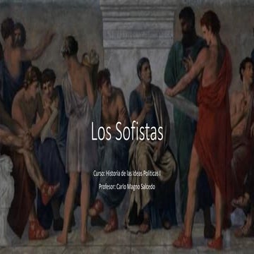 Los Sofistas en la época clásica y moderna | PDF
