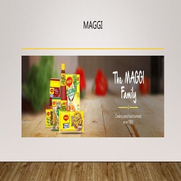 PPT- MAGGI