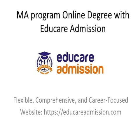 Online MA Program: Flexible Master's Degree for Career Growth