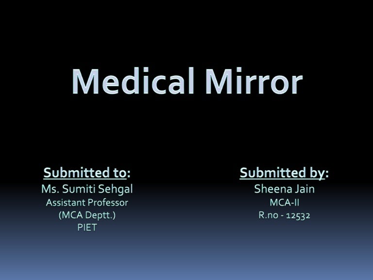 Medical mirror