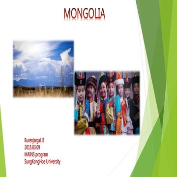 General introduction - Mongolia
