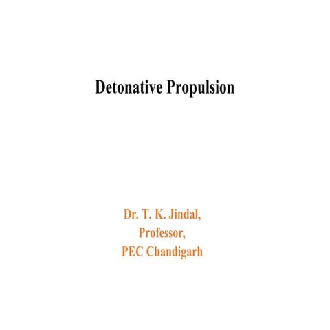 ppt-neemrana pulse detonation engine presentation