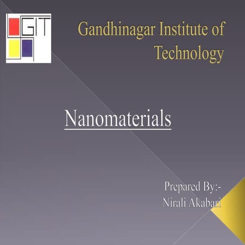 ppt of Phy(Nano Material)